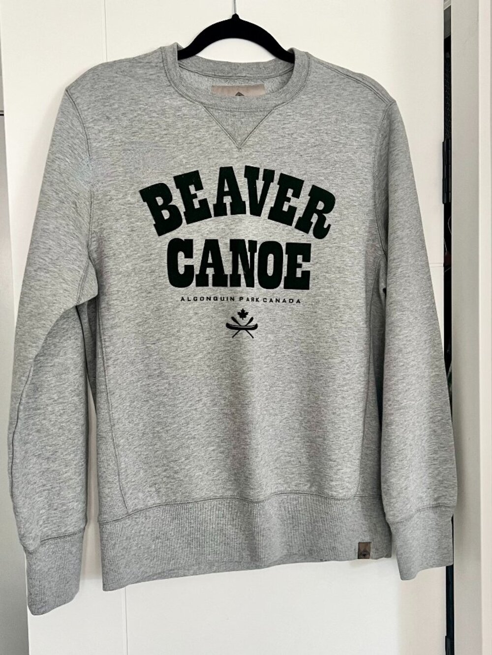 Vintage Beaver Canoe Crewneck Sweatshirt